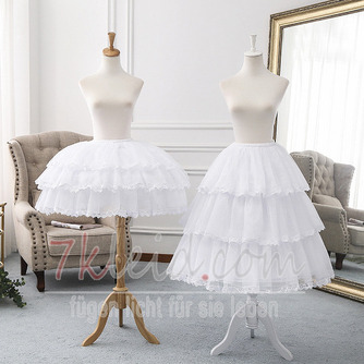 Lolita Puffy Petticoat, Cosplay verstellbarer Reifen, 3-lagiger Petticoat mit Spitzenkante, verstellbare Länge - Seite 2