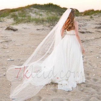 Hochzeitsschleier, schlichter Schleier, weißer Nude-Schleier, Hochzeitskleid-Accessoires - Seite 3