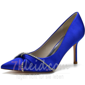 Hochzeitsschuhe Spitzschuh Sexy High Heels Satin Spitzschuh Pumps - Seite 6