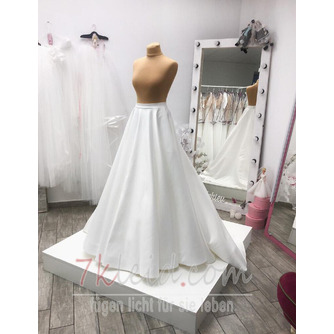 Hochzeit einfacher Überrock Satin-Brautrock Maxi-Hochzeitsrock Hochzeitsrock trennt sich - Seite 1