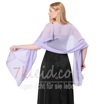 Hochwertiger verlängerter Chiffon-Schal für Braut, Abschlussball, Party - Seite 10