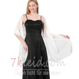 Hochwertiger verlängerter Chiffon-Schal für Braut, Abschlussball, Party - Seite 6