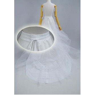 Elastische Taille Modisch Zwei Felgen Hochzeitskleid Nachgestellte Hochzeit Petticoat - Seite 3