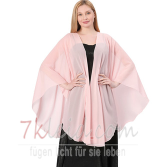 Hochzeitskleid-Schal, Chiffon, Schlitz, großer Schal - Seite 4