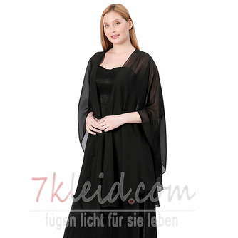 Hochzeitskleid-Schal, Chiffon, Schlitz, großer Schal - Seite 8