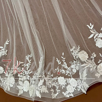 Brautrock mit Blume Abnehmbarer Brautrock Abnehmbarer Hochzeitszug Abnehmbarer Hochzeitszug aus Spitze - Seite 7