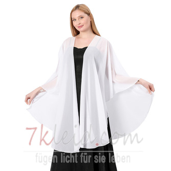 Hochzeitskleid-Schal, Chiffon, Schlitz, großer Schal - Seite 5