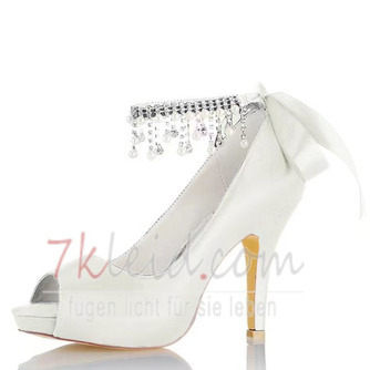 Perle Strass High Heels Hochzeit Brautjungfernschuhe Braut High Heels - Seite 11