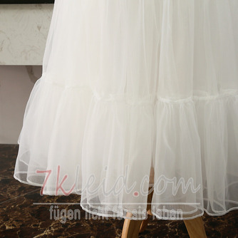 Schwarzer Organza-Petticoat, Cosplay-Partykleid-Petticoat, Lolita-Petticoat, Ballett-Tutu-Rock, langer Unterrock, Länge 80 cm - Seite 3