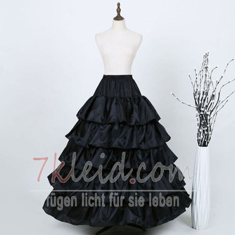 Breite Modisch Zwei bündel Polyester Taft Flouncing Hochzeit Petticoat - Seite 5