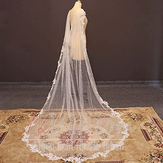 Braut-Hochzeitskleid, Perlenschal, Schleier, nachlaufender Spitzenschal - Seite 2