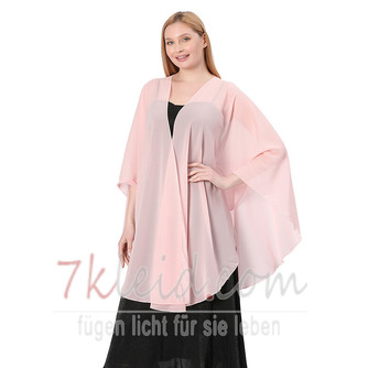 Hochzeitskleid-Schal, Chiffon, Schlitz, großer Schal - Seite 3