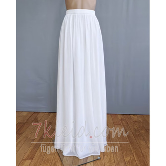 Einfacher Hochzeitskleid-Skir Boho-Hochzeitsrock Eleganter Hochzeitsrock Frauen-Chiffon-Rock - Seite 1