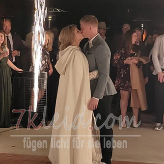 200 CM braut schal hochzeit mantel umhang weiß mit kapuze schal - Seite 14