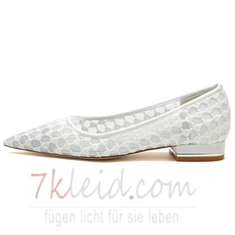 Frühlingssommer-Spitze beschuht die atmungsaktiven bequemen Schuhe der Hochzeitsfrauen - Seite 3