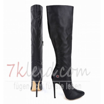 Frauen Occident Stilettos Schuhe Wadenhohe Stiefel High Heel Herbst- und Winterstiefel mit hohem Absatz für Frauen - Seite 4