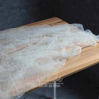 Tulle Pearl Braut Schal elegante lange Jacke 200CM - Seite 4