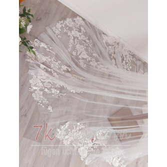 Brautkleid Schleppe Abnehmbarer Überrock für die Braut Abnehmbarer Schleppe mit Spitzenrand - Seite 3