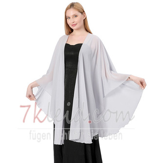 Hochzeitskleid-Schal, Chiffon, Schlitz, großer Schal - Seite 11