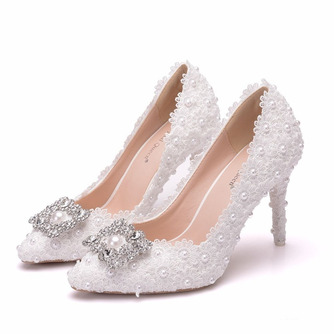 Strass einzelne Schuhe Hochzeitsschuhe Lace Party Schuhe - Seite 1