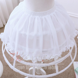 Lolita Fishbone Hollow Bird Cage Rock, Chiffon Unterrock, Short Bouffant, Lolita Hoop, Petticoat, - Seite 4