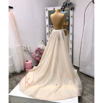 Brautkleid abnehmbarer Rock Abnehmbarer Hochzeitszug Tüllzug Lang Abnehmbare Hochzeitsaccessoires - Seite 2