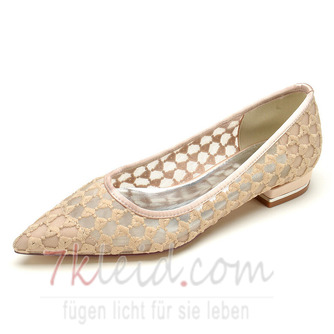 Frühlingssommer-Spitze beschuht die atmungsaktiven bequemen Schuhe der Hochzeitsfrauen - Seite 7