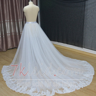 Abnehmbarer Hochzeitskleid-Tüllrock Abnehmbare Accessoires des Brautrocks in benutzerdefinierter Größe - Seite 1