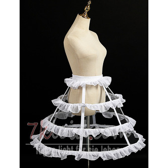 Lolita-Vogelkäfig-Petticoat, verstellbarer Volant-Petticoat, Länge 55 cm - Seite 2