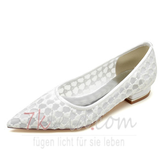 Frühlingssommer-Spitze beschuht die atmungsaktiven bequemen Schuhe der Hochzeitsfrauen - Seite 2