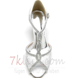 Abendschuhe Strass Hochzeit Schuhe sexy Fisch Mund High Heel Hochzeit Schuhe Stiletto Sandalen - Seite 4