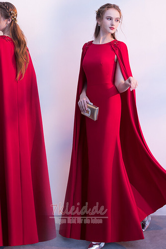 Abendkleid Juwel Hoch Überdachte Elastischer Satin Drapierung - Seite 5