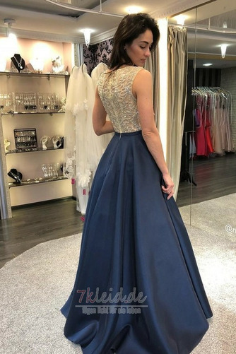 A-Linie Petite Typ Formell Natürliche Taille Juwel Abendkleid - Seite 2