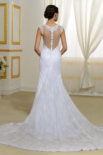 Meerjungfrau Frühling Natürliche Taille Lange Petite Typ Brautkleid - Seite 3