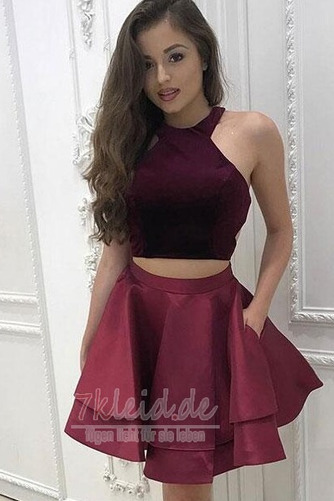 Juwel Jahr 2019 Natürliche Taille Reißverschluss Sexy Cocktailkleid - Seite 1