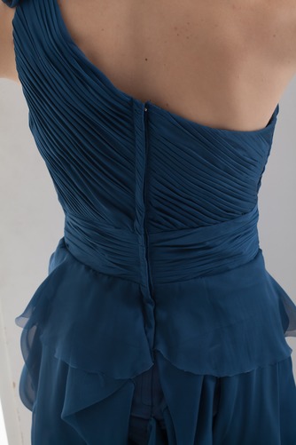 Asymmetrische Ärmel Asymmetrischer Ausschnitt Etui Ballkleid - Seite 6