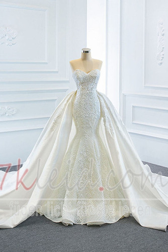 Brautkleid Kirche Meerjungfrau Winter Formell Natürliche Taille - Seite 1