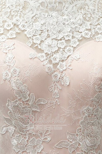 Natürliche Taille Spitzen-Overlay Stickerei Glamouröse Brautkleid - Seite 9