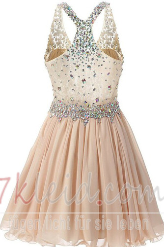 Cocktailkleid Chiffon Natürliche Taille Glamouröse Sommer Petite Typ - Seite 5