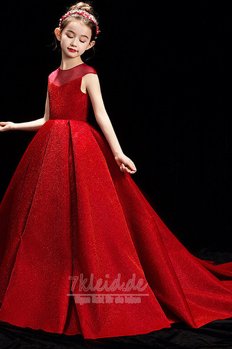 Blumenmädchenkleid Jahr 2019 Natürliche Taille Juwel Mittelgröße Formell - Seite 5