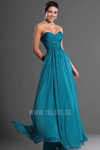 Natürliche Taille Elegant Strand Drapierung A-Linie Abendkleid - Seite 4