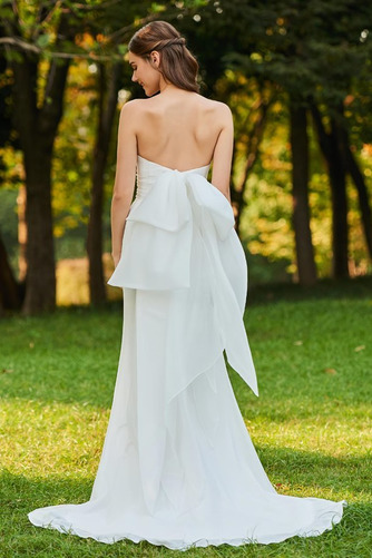 Lange Meerjungfrau Kleine Größe Herz-Ausschnitt Strand Brautkleid - Seite 3