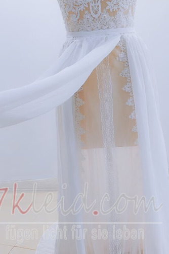 Brautkleid Strand Mittelgröße Jahr 2023 A-Linie Sexy Durchsichtige Rücken - Seite 7
