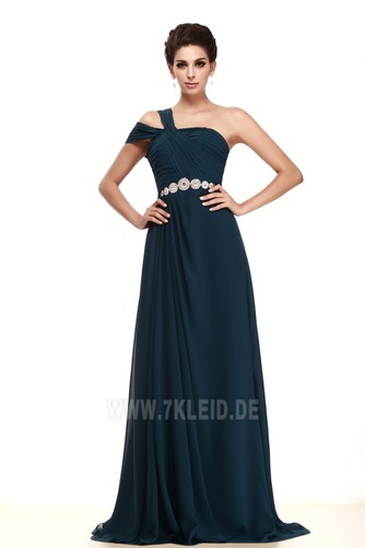 Bodenlang Kurze Ärmel Empire Kleine Größe Chiffon Brautmutterkleid - Seite 1