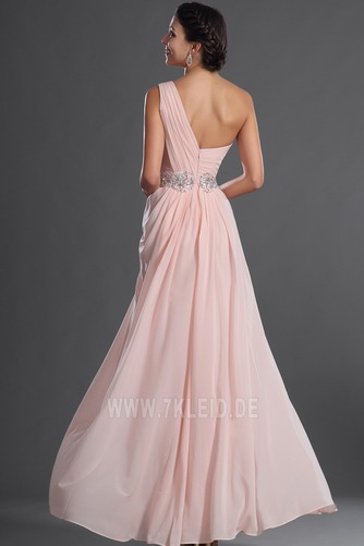 Bördeln Knöchellang Chiffon Empire Mitte Rücken Frühling Ballkleid - Seite 8