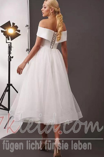 Brautkleid Strand Elegant A-Linie Drapierung Umgedrehtes Dreieck - Seite 2