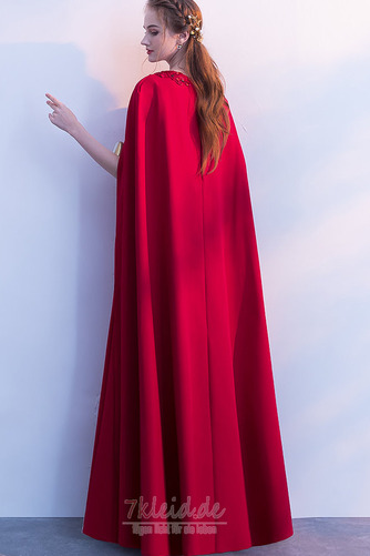 Abendkleid Juwel Hoch Überdachte Elastischer Satin Drapierung - Seite 2