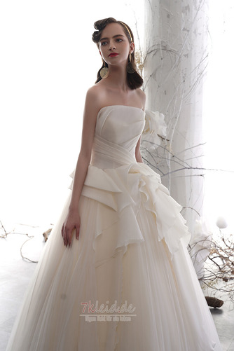 Brautkleid Jahr 2019 A-Linie Tüll Elegant Natürliche Taille Winter - Seite 5