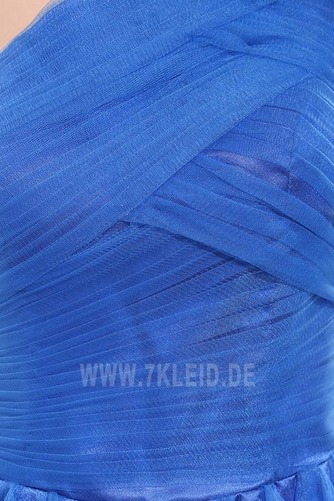 Natürliche Taille Ein Schulter Reißverschluss Romantisch Prinzessin Abendkleid - Seite 6