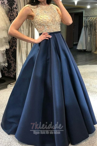 A-Linie Petite Typ Formell Natürliche Taille Juwel Abendkleid - Seite 4